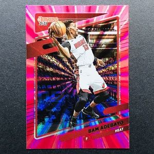 Bam Adebayo - 2021-22 Donruss Holo Pink Laser #154